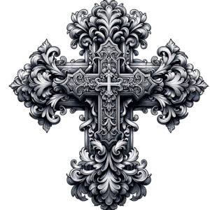 Traditional Cross With Baroque Elements