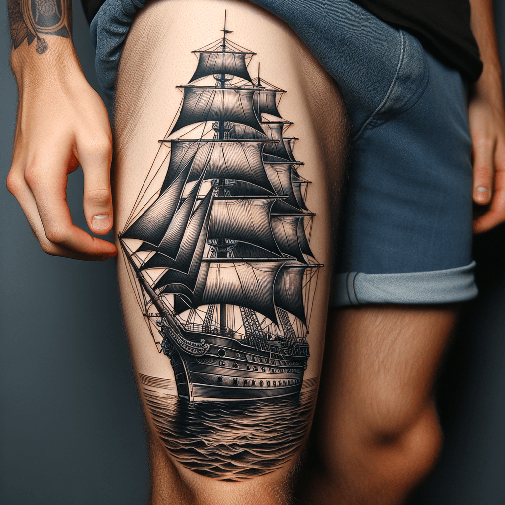 Leg Tattoo