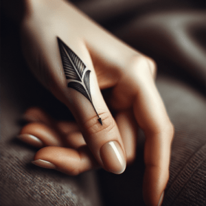 Tribal Arrowhead On The Thumb