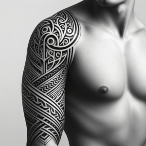 Tribal Sleeve With Intricate Patterns