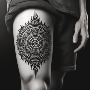 Tribal Spiral Design