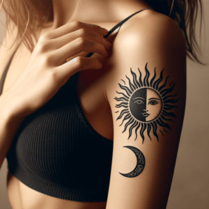 Tribal Sun And Moon