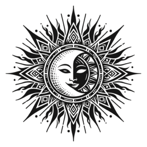 Tribal Sun And Moon