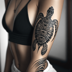 Tribal Turtle Design