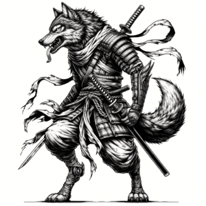 Warrior New School Wolf