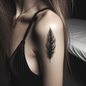 Watercolor Feather