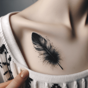 Watercolor Feather
