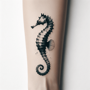 Watercolor Seahorse