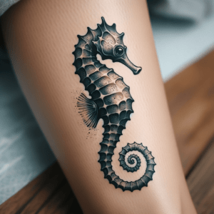Watercolor Seahorse