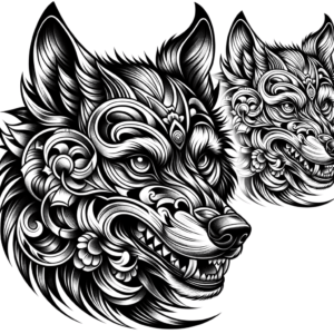 Wolf With Chicano Elements