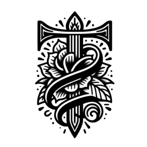 Word Tattoo Stencil
