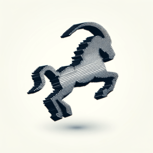 3D Capricorn Constellation With Depth Effects
