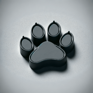 3D Cat Paw Print