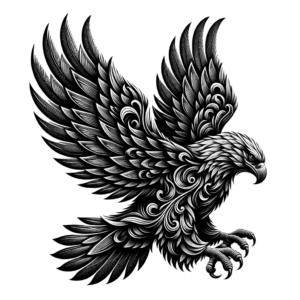 3D Eagle With Lifelike Details