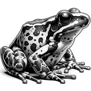 3D Frog With Realistic Textures