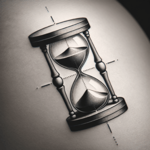 3D Hourglass With Realistic Depth And Dimension