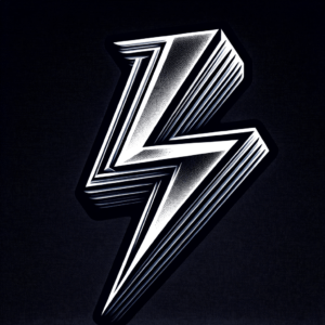 3D Lightning Bolt With Realistic Lighting