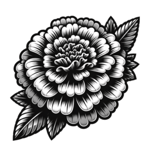 3D Marigold With Realistic, Shaded Details