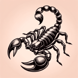 3D Scorpion With Realistic Depth And Shading