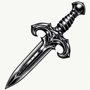 3D Sword With Realistic Shading