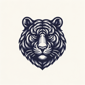 3D Tiger With Realistic Shading