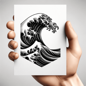 3D Wave With Depth And Shadows