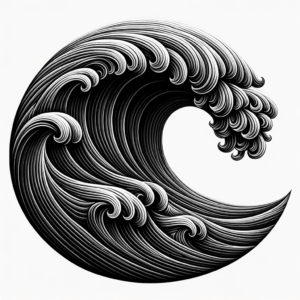 3D Wave With Lifelike Appearance