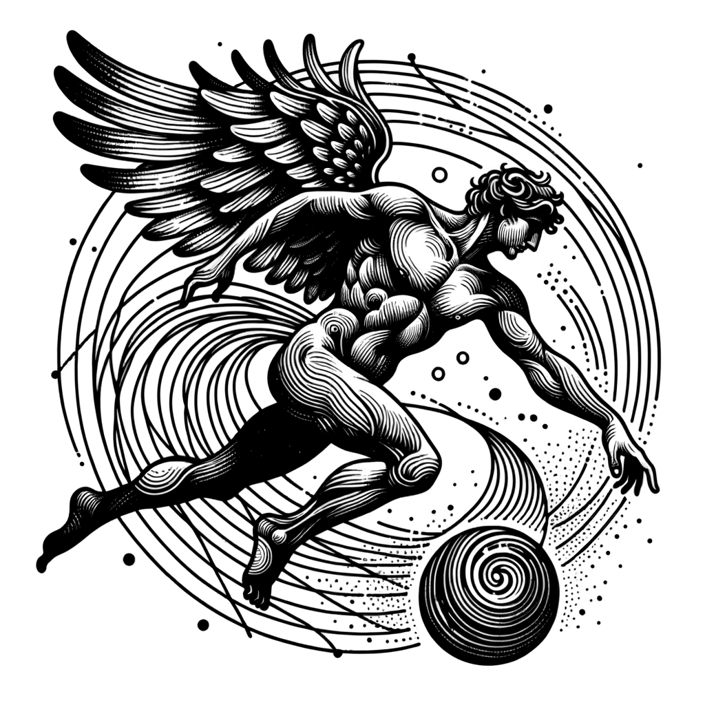 Abstract Icarus With Unique And Unconventional Shapes