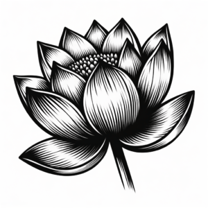 Adorable Lotus Flower With Soft Edges