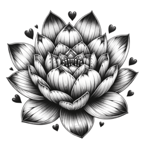 Adorable Lotus With Heart-Shaped Petals