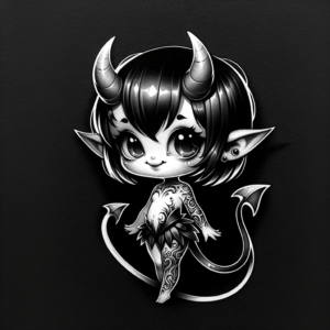 Adorable Succubus With A Tiny Devil Tail