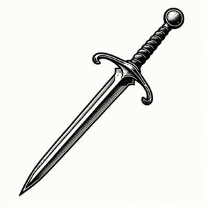 Adorable Sword With Tiny Hilt