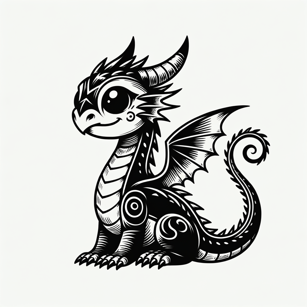 Adorable Viking Dragon