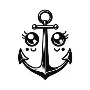 Anime-Style Anchor With Cute Eyes
