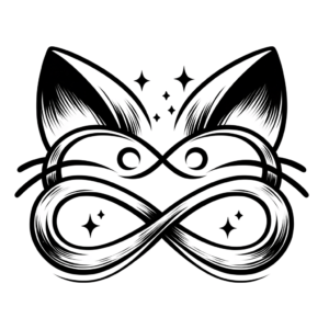 Anime-Style Infinity With Cat Ears