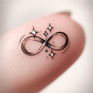 Anime-Style Infinity With Sparkles
