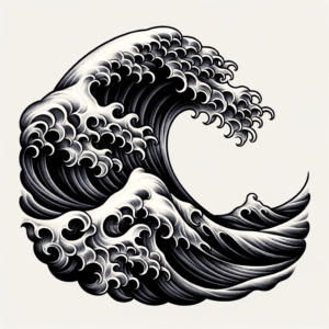 Anime Wave With Dramatic Style