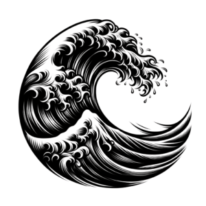 Anime Wave With Dramatic Style