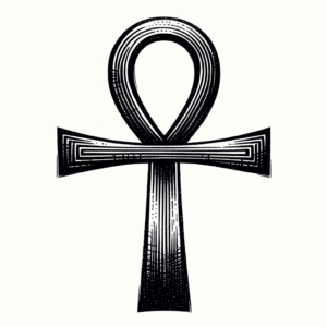 Artisan Ankh With Hand-Drawn Feel