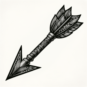 Artisan Arrow With Handcrafted Appearance