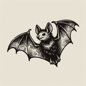 Artisan Bat With Hand-Drawn Look
