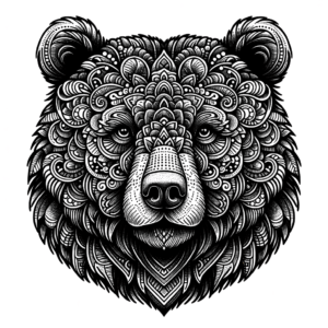 Artisan Bear With Hand-Drawn Feel