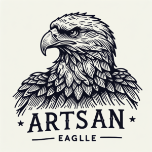 Artisan Eagle With Rustic Look