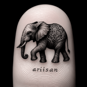 Artisan Elephant With Handcrafted Feel