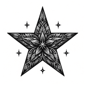 Artisan Star With Intricate, Hand-Crafted Details
