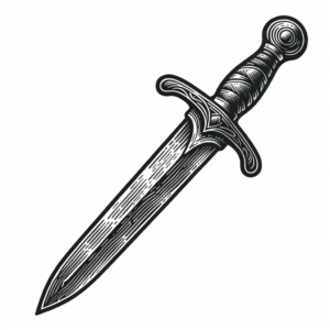 Artisan Sword With Hand-Carved Look