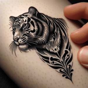 Artisan Tiger With Detailed Craftsmanship