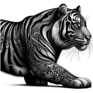 Artisan Tiger With Unique Handcrafted Details