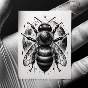 Bee In A Surreal Environment