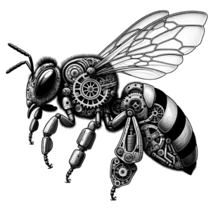 Bee With Biomechanical Elements